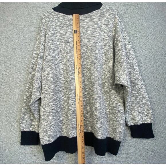 LL Bean Signature Sweater Women’s XL Linen Cotton Blend Oversized Cabincore Cozy - Picture 6 of 11